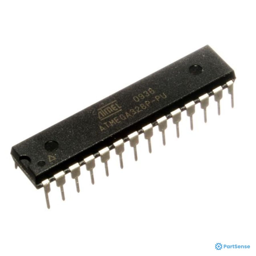 Microchip PS00069100 - AVR AVR® ATmega Microcontroller IC 8-Bit 20MHz 32KB (16K x 16) FLASH 28-PDIP