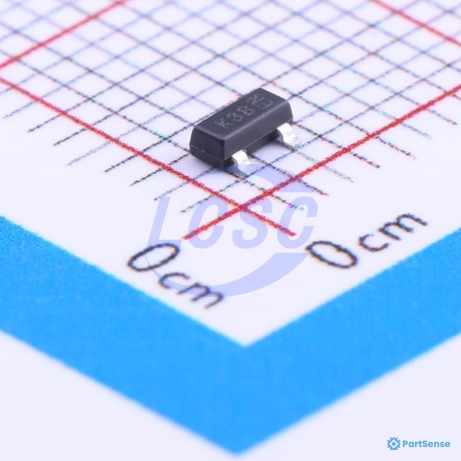 Diodes PS02779635 - Single N-Channel 50 V 3.5 Ohm 300 mW Silicon Surface Mount Mosfet - SOT-23