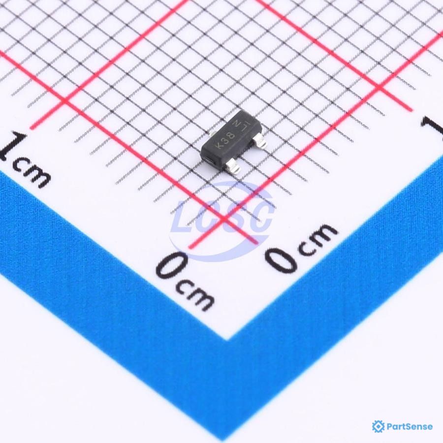 Multicomp Pro PS06607326 - Transistor: N-MOSFET; unipolar; 50V; 0.2A; 0.3W; SOT23