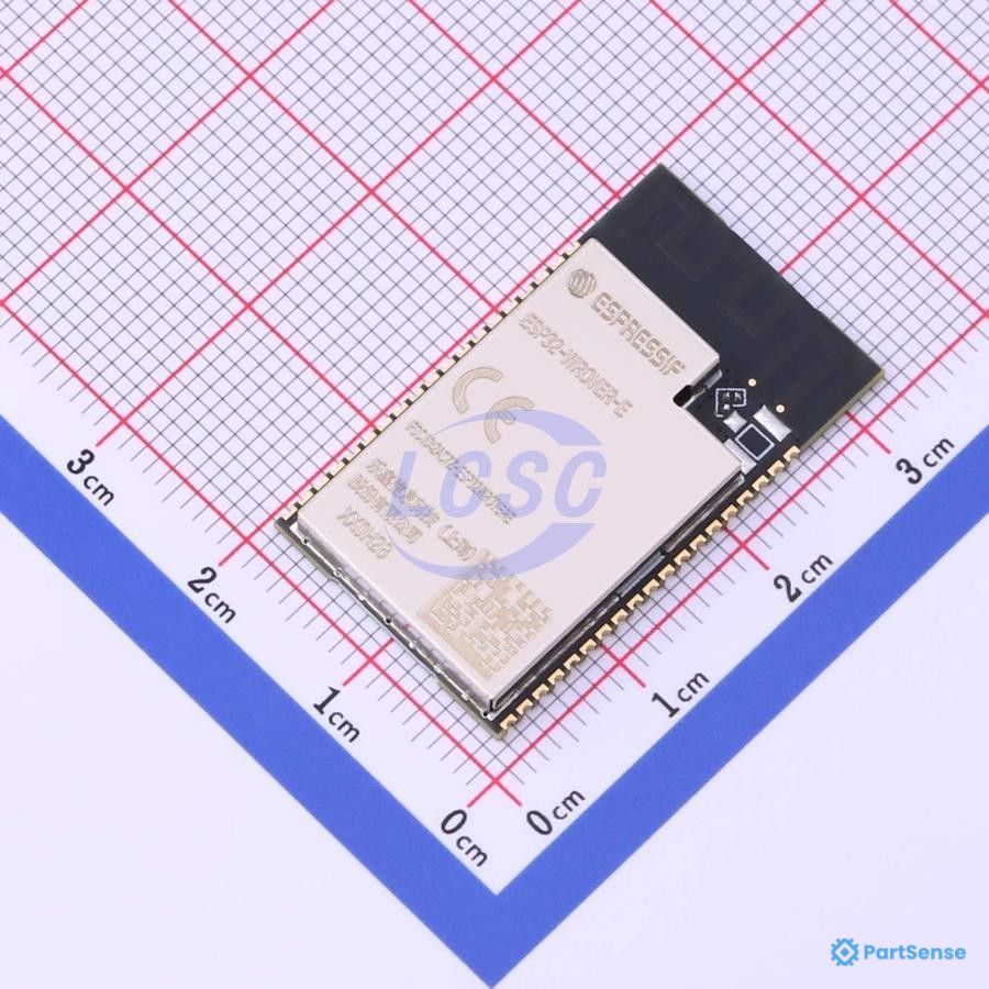 Espressif PS07606137 - Bluetooth, WiFi 802.11b/g/n, Bluetooth v4.2 +EDR Transceiver Module 2.4GHz ~ 2.5GHz PCB Trace Surface Mount