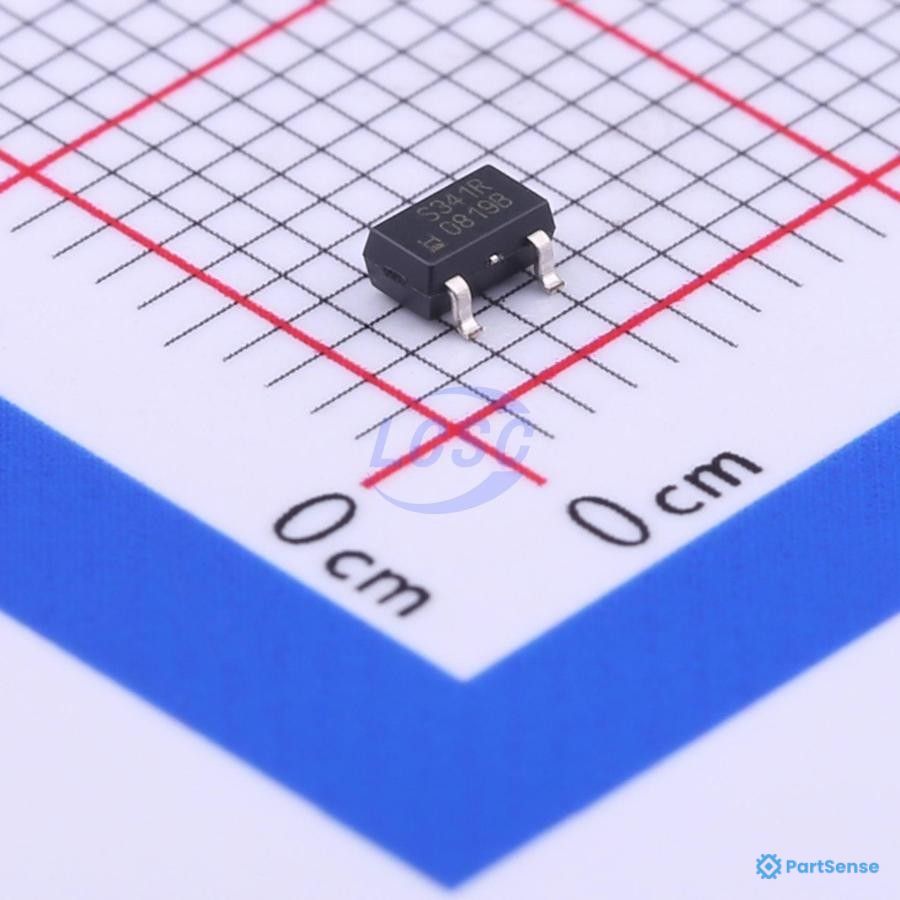Honeywell PS18005788 - Board Mount Hall Effect / Magnetic Sensors SOT-23 85G @25oC 77oF