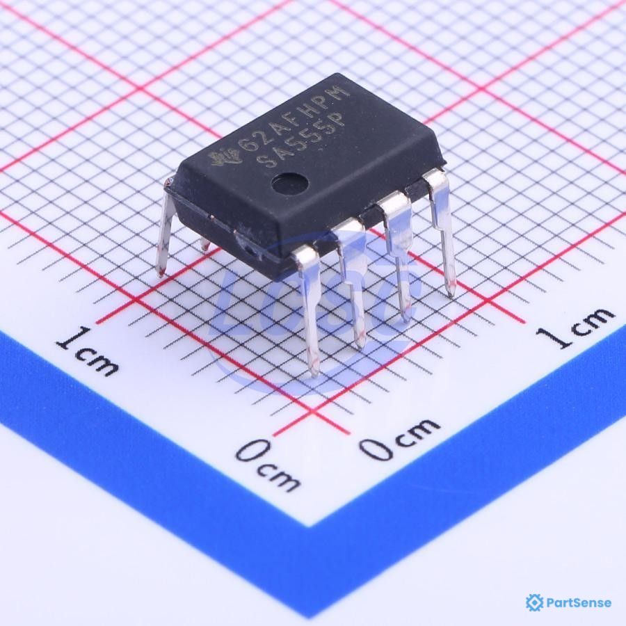 Texas Instruments PS30158165 - Timer, Oscillator & Pulse Generator IC, 500 kHz, Bipolar, Astable, Monostable, 4.5 V to 16 V, DIP-8