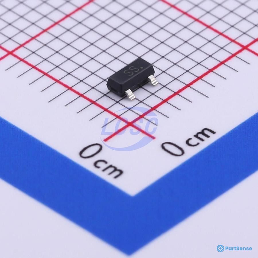 Micro Commercial PS36438234 - BSS138 Series 50 V 0.22 A N-Ch. Enhancement Mode Field Effect Transistor -SOT-23