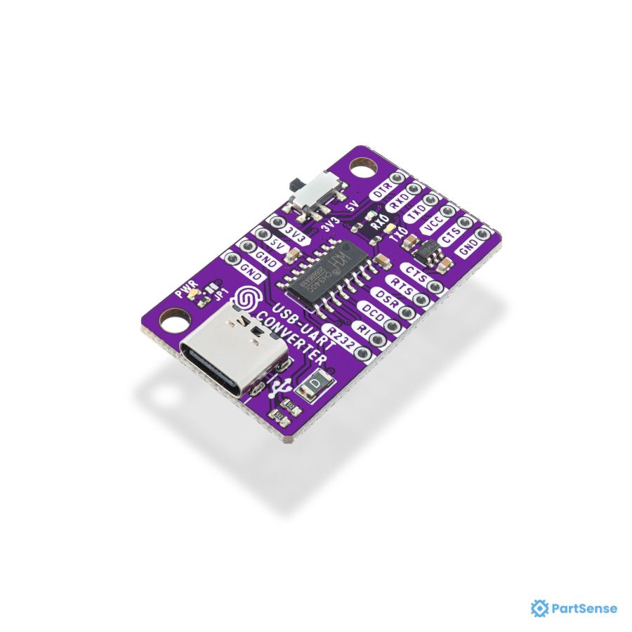 Soldered PS37635011 - CH340 - USB to UART (RS232) Bridge Interface Evaluation Board