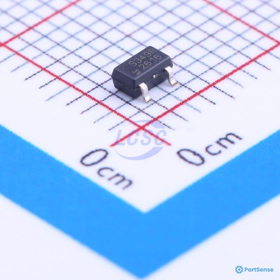 Honeywell PS40463314 - Board Mount Hall Effect / Magnetic Sensors SOT-23 350G typ @25oC 77oF