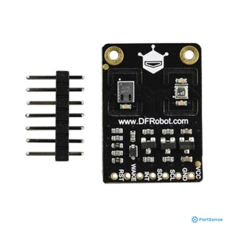 DFRobot PS44949022 - Environmental Module, 3.3 V to 5.5 V, Detect Temperature, Barometric Pressure, Altitude, TVOC, eCO2