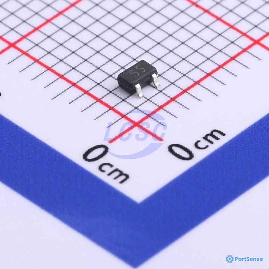 Micro Commercial PS50363434 - Power MOSFET, N Channel, 50 V, 220 mA, 3.5 ohm, SOT-323, Surface Mount