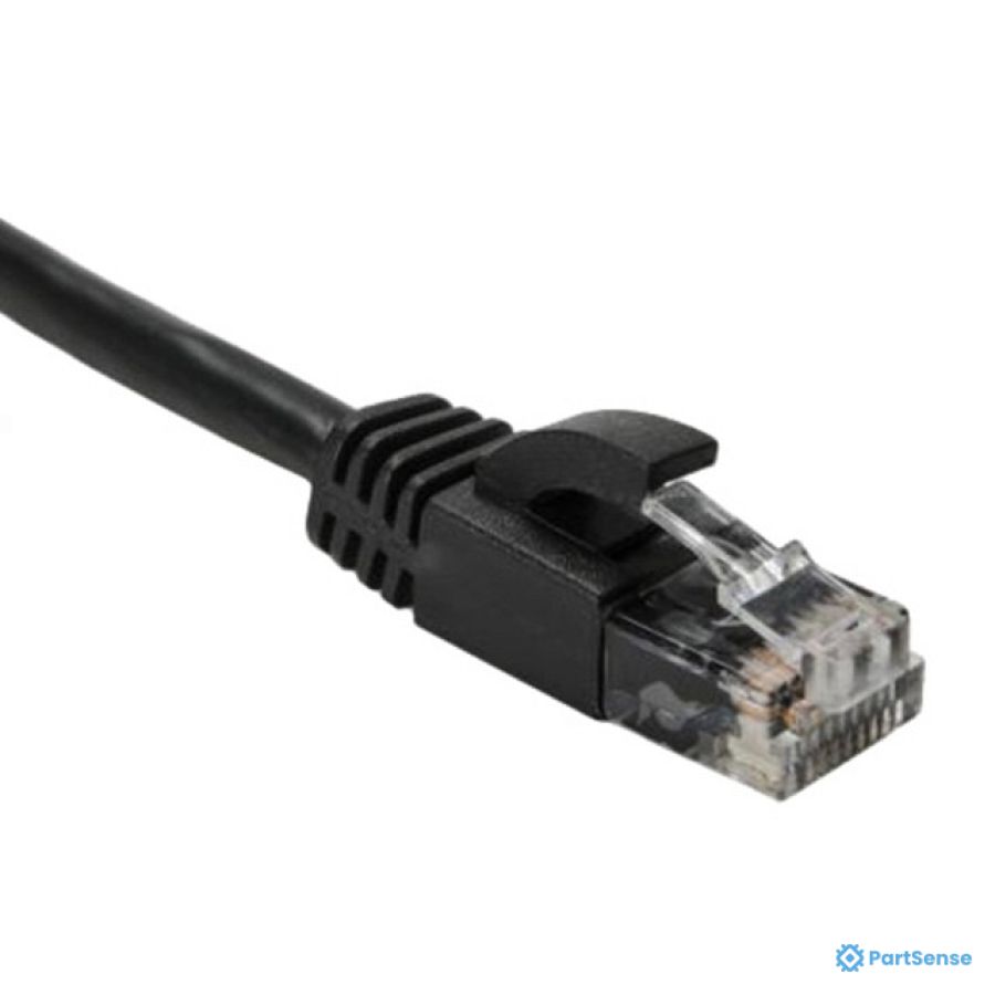 HellermannTyton PS51710063 - Ethernet Cables / Networking Cables Category 5e Patch Cord, 5.0 ft, Black, 1/pkg