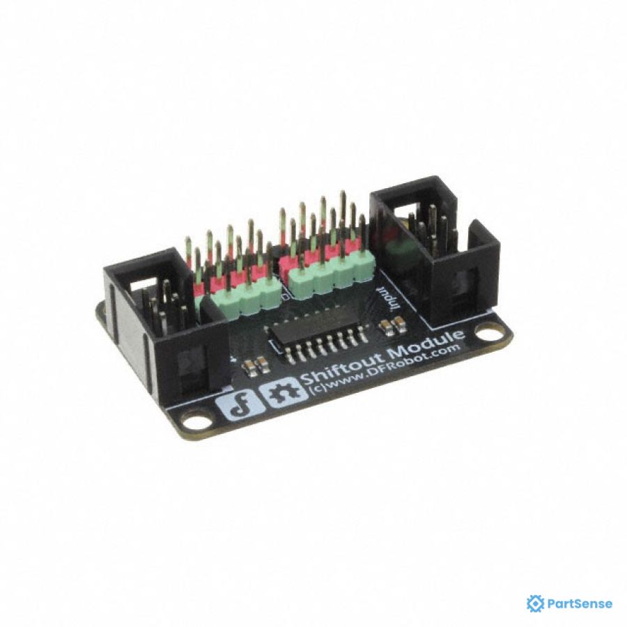 DFRobot PS52636662 - 74HC595 Shift Register Interface Arduino Platform Evaluation Expansion Board