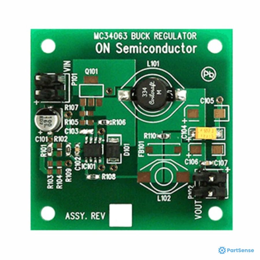 onsemi PS53558984 - MC33063 - DC/DC Step Up/down Single Non-Isolated Output Evaluation Board