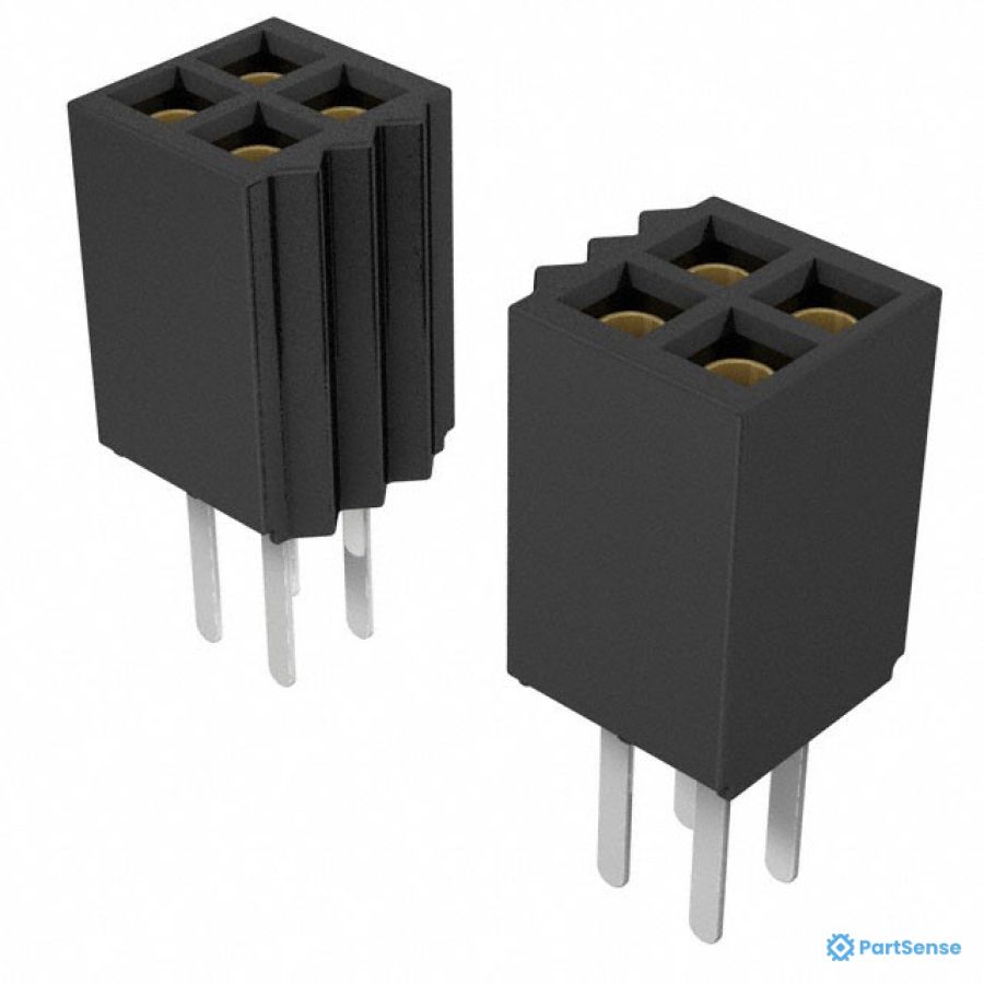 Samtec PS65873193 - Headers & Wire Housings .050 Tiger Eye High-Reliability Flexible Pin Count Socket Strip