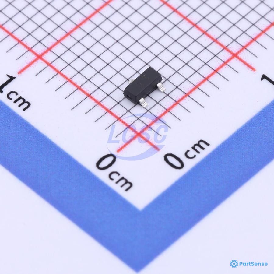 Kuu PS70437128 - Power MOSFET, N Channel, 50 V, 220 mA, 3.5 ohm, SOT-23, Surface Mount