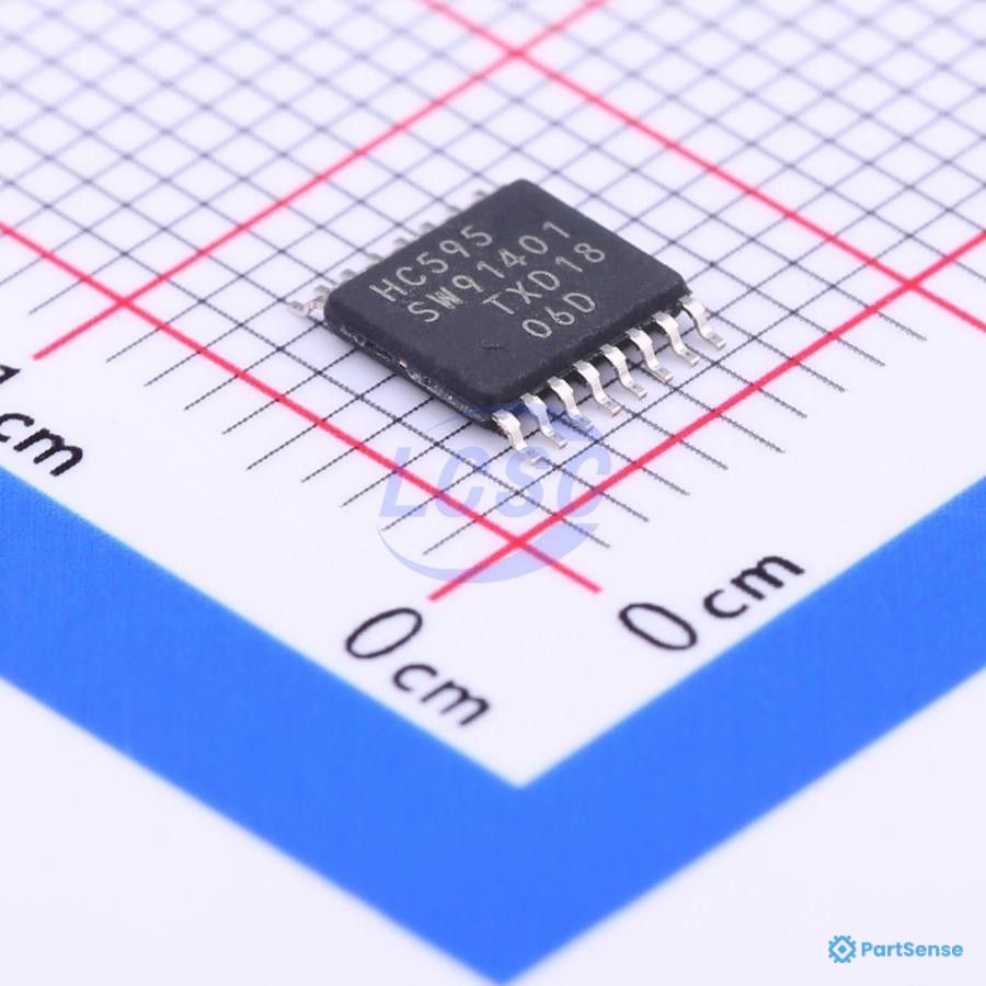 Nexperia PS71262082 - 74HC Series 6 V 3-St 8-Bit Serial-In Serial/Parallel-Out Shift Register-TSSOP-16