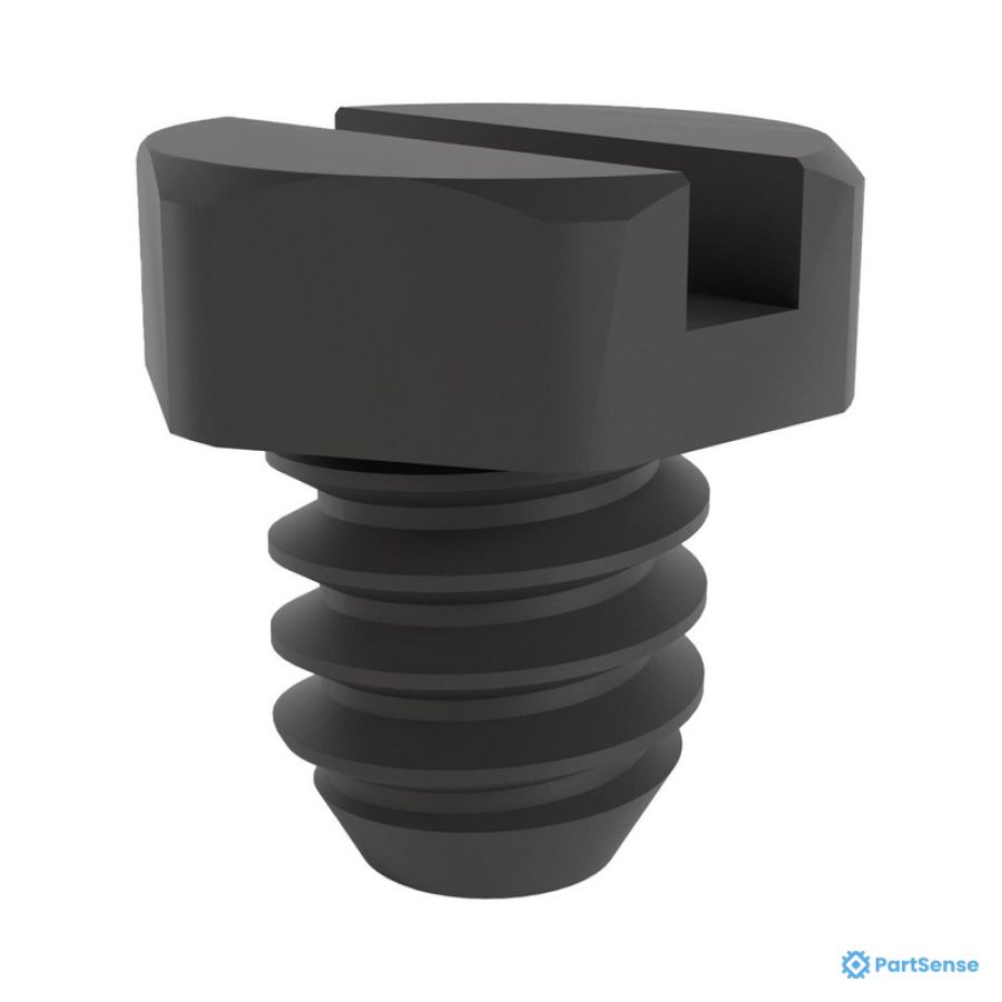 Essentra PS73028791 - Screws & Fasteners 832 X 1 7/8 SLTD HEX BLK M111