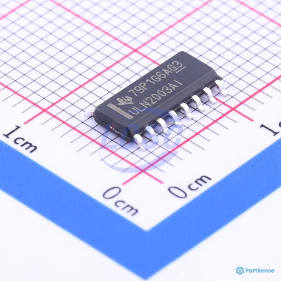 Texas Instruments PS86512576 - Darlington Transistors HiVltg Hi-Crnt Darl Transistor Array A 5 A 595-ULN2003AID