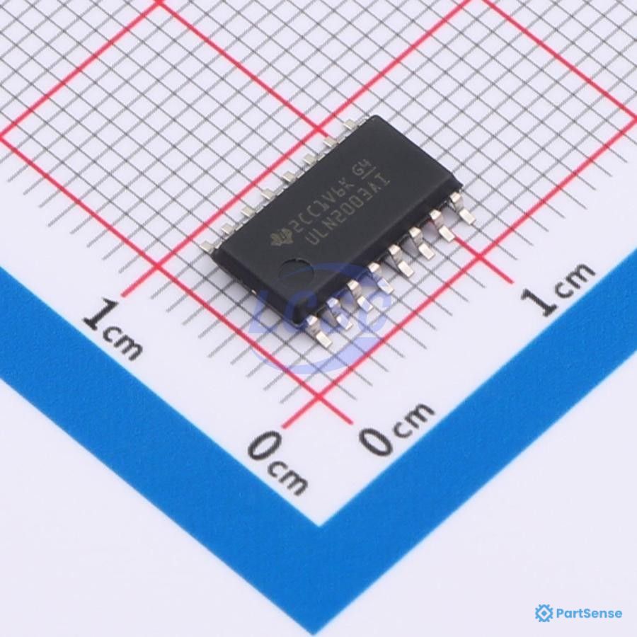 Texas Instruments PS87230729 - Bipolar (BJT) Transistor Array 7 NPN Darlington 50V 500mA Surface Mount 16-SO