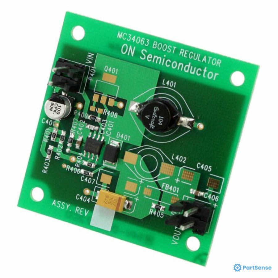 onsemi PS94851754 - MC33063 - DC/DC Step Up/down Single Non-Isolated Output Evaluation Board