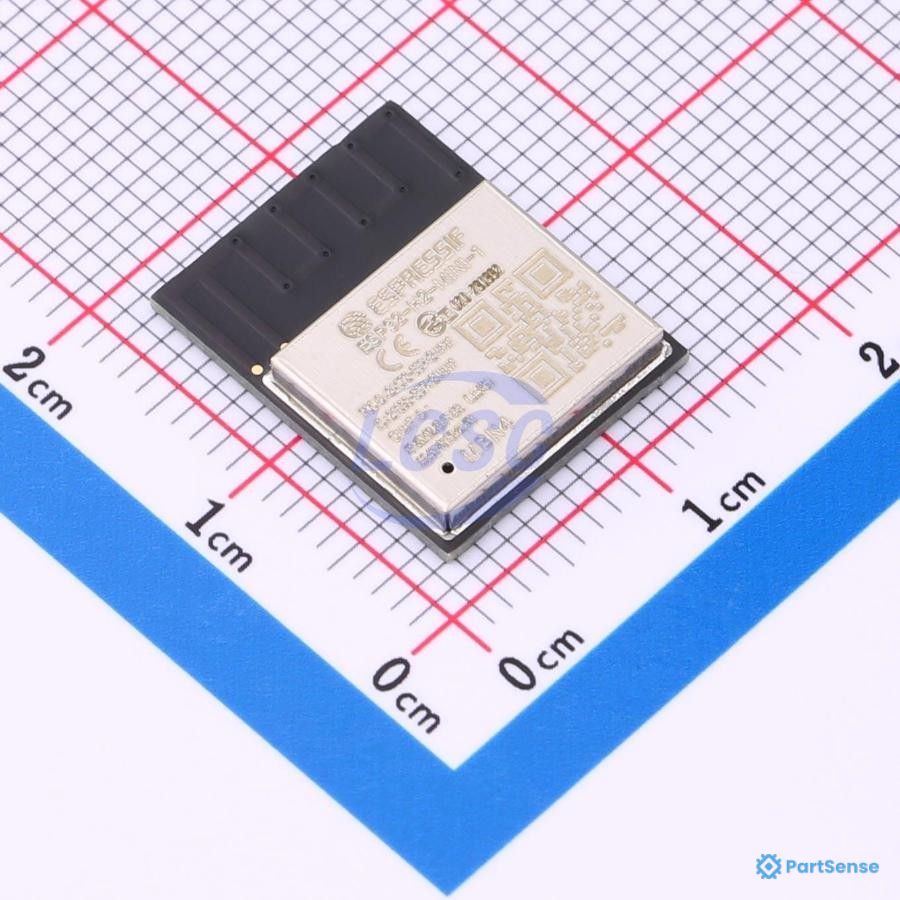 Espressif PS96287709 - Multiprotocol Modules ESP32-H2-MINI-1 is a powerful, generic Bluetooth  Low Energy and IEEE 802.15.4 combo module with ESP32-H2 chip at its core. This module is ideal for building loT applications with high requirement on power consumption. For example, you can use this m